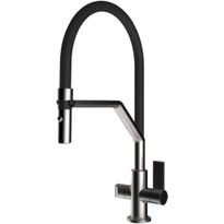 Keittiöhana Franke HS Neptune Swivel Spout Semi-Pro, taittuvalla juoksuputkella, APK-liitännällä, rst