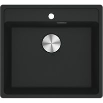 Keittiöallas Franke Maris MRG 610-52TL 560x510mm Fragranite musta hanalipalla, Verkkokaupan poistotuote