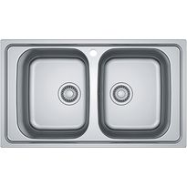 Keittiöallas Franke Spark SKX 620, 2-altainen, 860x500mm, ruostumaton teräs