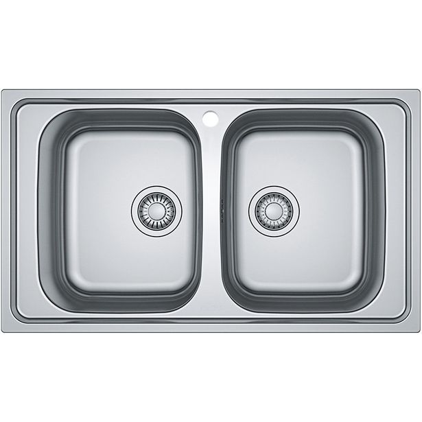 Keittiöallas Franke Spark SKX 620, 2-altainen, 860x500mm, ruostumaton teräs