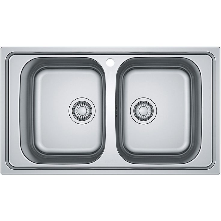 Keittiöallas Franke Spark SKX 620, 2-altainen, 860x500mm, ruostumaton teräs