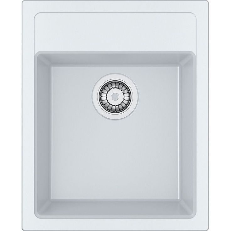 Keittiöallas Franke Sirius SID 610-40 430x530mm Tectonite valkoinen hanalipalla