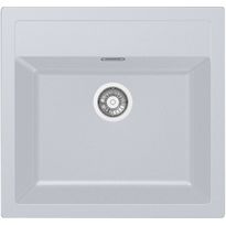 Keittiöallas Franke Sirius SID 610 560x530mm Tectonite valkoinen hanalipalla