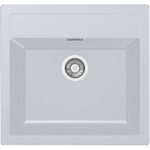 Keittiöallas Franke Sirius SID 610 560x530mm Tectonite valkoinen hanalipalla