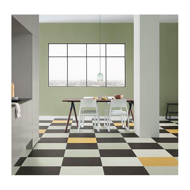 Linoleumilaatta Forbo Marmoleum Click Lemon Zest, 30x30cm, keltainen