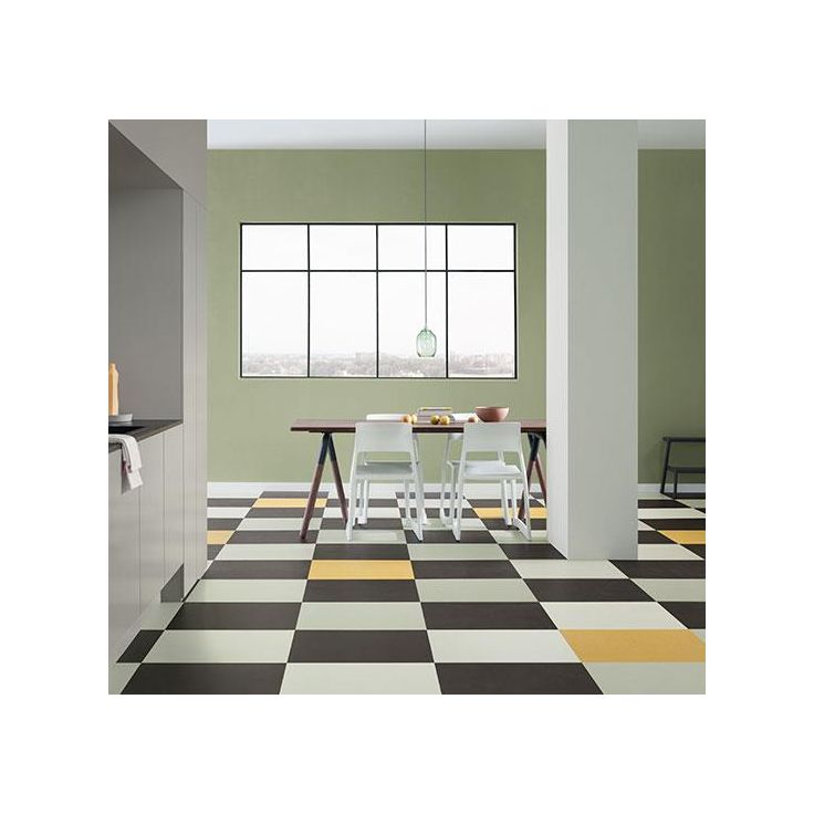 Linoleumilaatta Forbo Marmoleum Click Lemon Zest, 30x30cm, keltainen