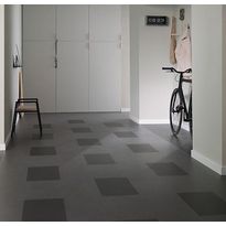 Linoleumilaatta Forbo Marmoleum Click Volcanic Ash, 30x30cm, tumma harmaa