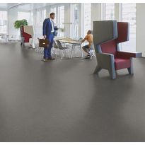 Linoleumilaatta Forbo Marmoleum Click Nebula, 30x60cm, keskiruskean harmaa