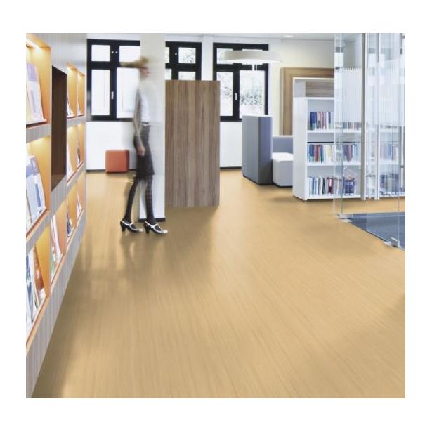 Linoleumilaatta Forbo Marmoleum Click Pacific Beaches, 30x90cm, beige puu