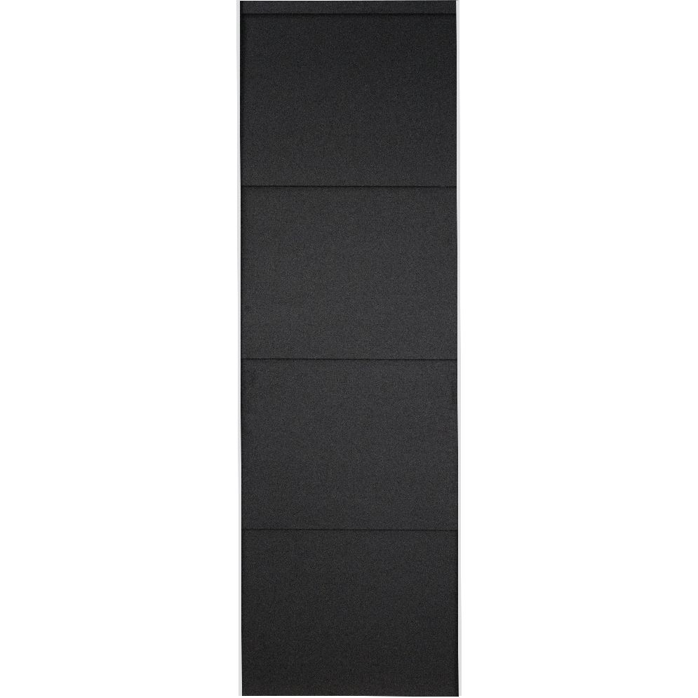 Säädettävä liukuovi FlexiSlide 1 LUNA, 82 cm, Black Oak