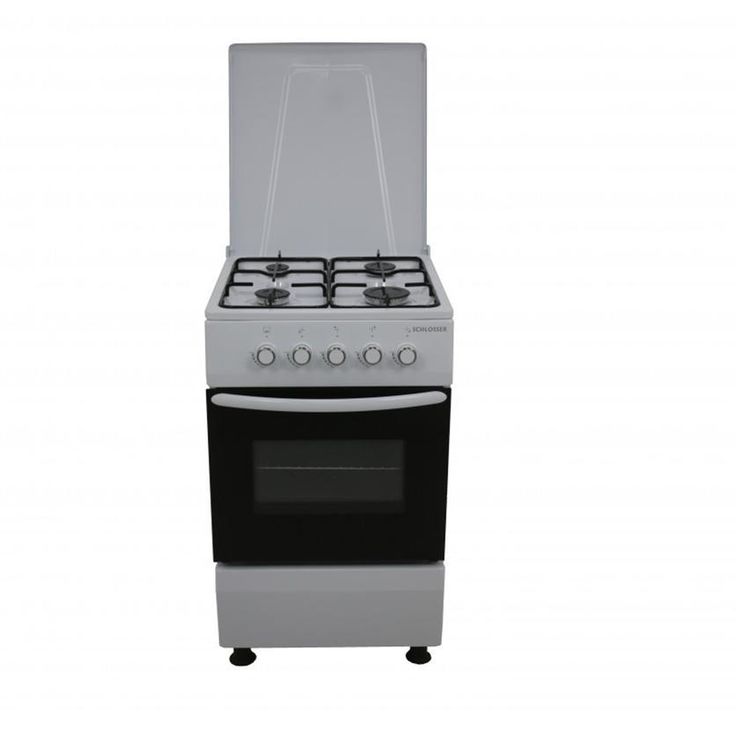 Kaasuliesi Schlosser FS4406MAZW, sähköuunilla, 50cm, valkoinen