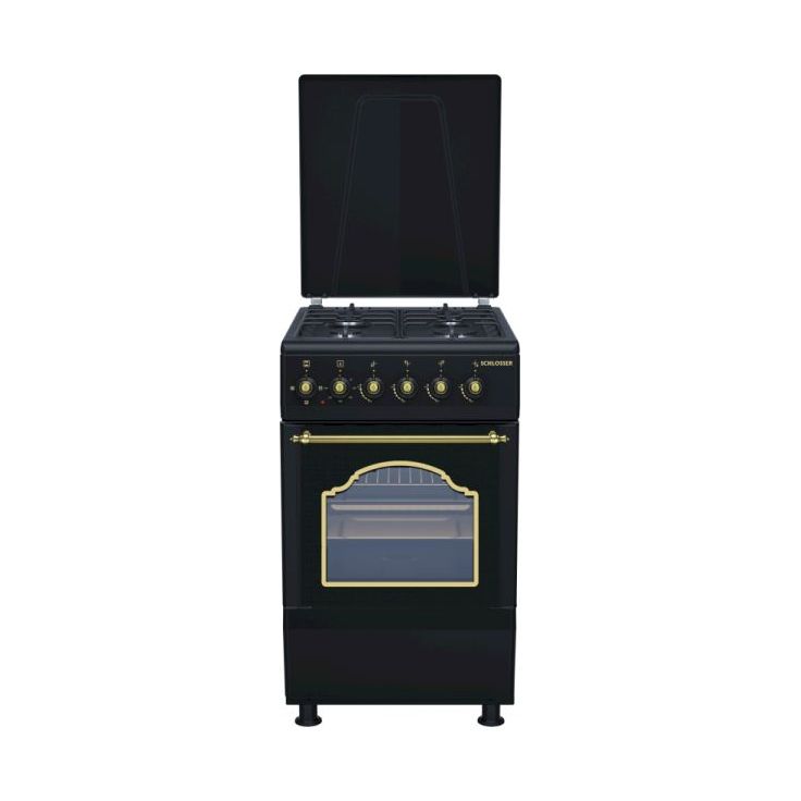 Kaasuliesi Schlosser FS5403MAZC sähköuunilla, 50 cm, antrasiitti