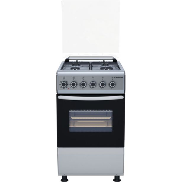 Kaasuliesi Schlosser FS5406GAZM sähköuunilla 50 cm teräs