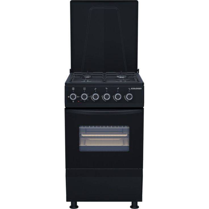 Kaasuliesi Schlosser FS5406MAZD sähköuunilla 50 cm musta