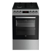 Kaasuliesi sähköuunilla Beko FSM52331DXDT, 50cm, musta