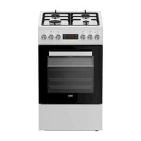 Kaasuliesi sähköuunilla Beko FSM52332DWDT, 50cm, valkoinen