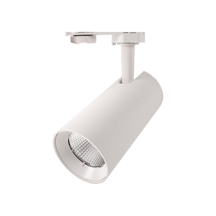 Kiskospotti FTLIGHT, 3-vaihekiskoon, 10W, 670lm, 2700–4000K, 45°, Triac-himmennettävä, valkoinen