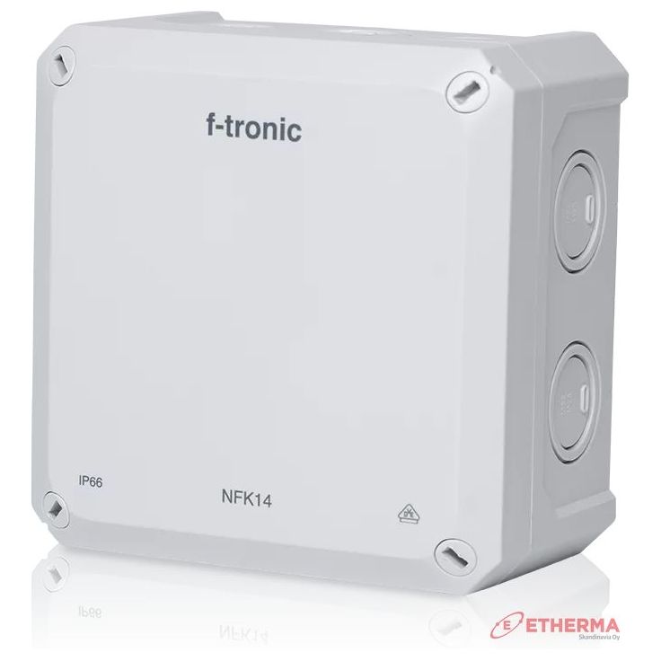 Asennuskotelo F-Tronic,180x180x93mm, IP66