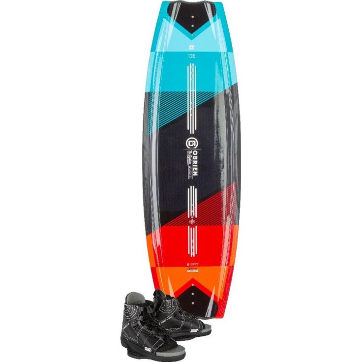 Wakeboard-setti O'Brien System + Clutch 135cm 45-48 punainen