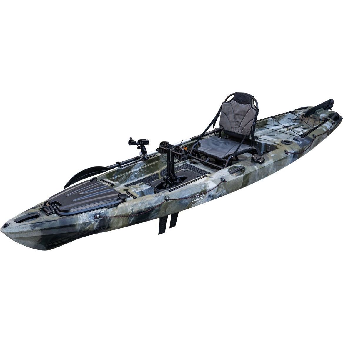 Poljettava kalastuskajakki Saimaa Kayaks Pedal Fisher