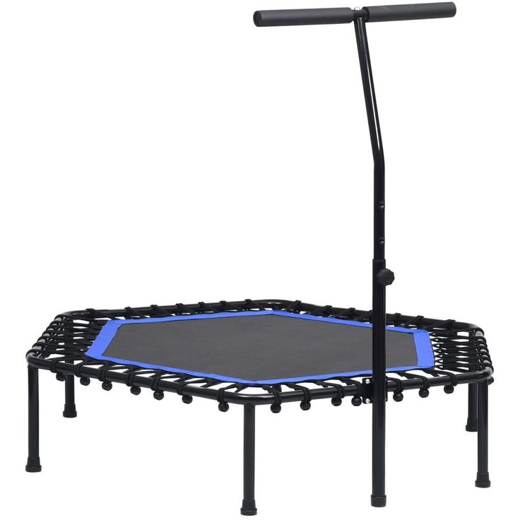 Fitness trampoliini kahvalla 122 cm