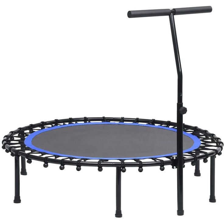Fitness trampoliini kahvalla 122cm