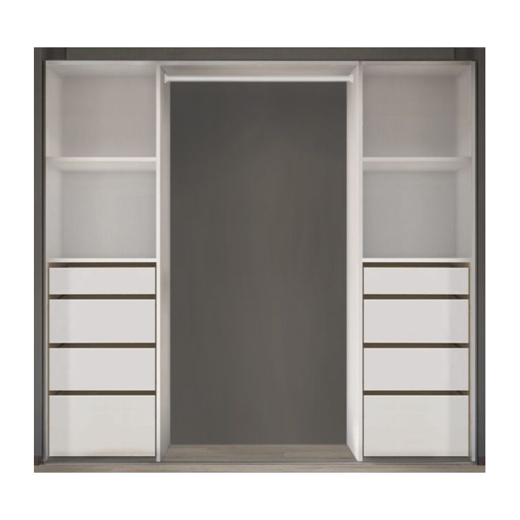 Walk-in closet FlexiSlide, valkoinen
