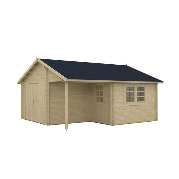 Autotalli Tene Oulu 70, 23.2 + 4.3m²