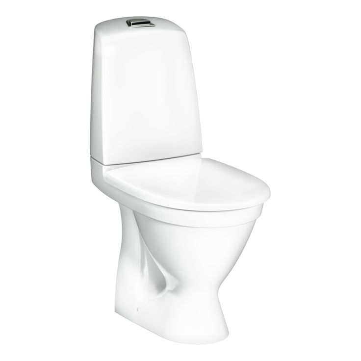 WC-istuin Gustavsberg Nautic 1510 Hygienic Flush, piilo-P, kaksoishuuhtelu, vakiokansi