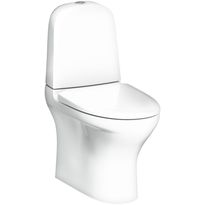 WC-istuin Gustavsberg Estetic 8300 piilo S/P-lukko, Hygienic Flush, C+, valkoinen