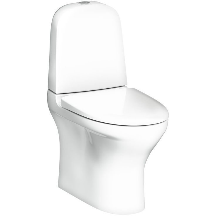WC-istuin Gustavsberg Estetic 8300 piilo S/P-lukko, Hygienic Flush, C+, valkoinen