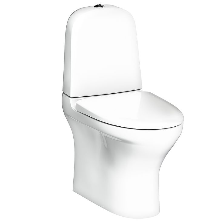 WC-istuin Gustavsberg Estetic 8300 piilo S/P-lukko, Hygienic Flush, C+, valkoinen