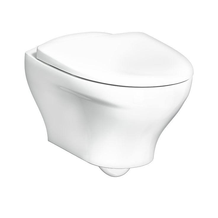 Seinä-WC Gustavsberg Estetic 8330, Hygienic Flush, C+, Soft Close, valkoinen