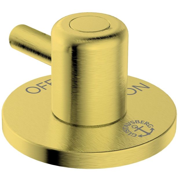 Pesukoneventtiili Gustavsberg Epic, tasoon asennettava, harjattu messinki