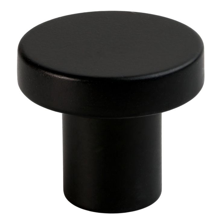 Nuppi Gustavsberg K6 kalusteisiin tai seinälle, Ø27mm, musta