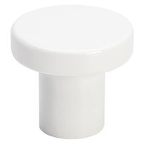 Nuppi Gustavsberg K6 kalusteisiin tai seinälle, Ø27mm, valkoinen