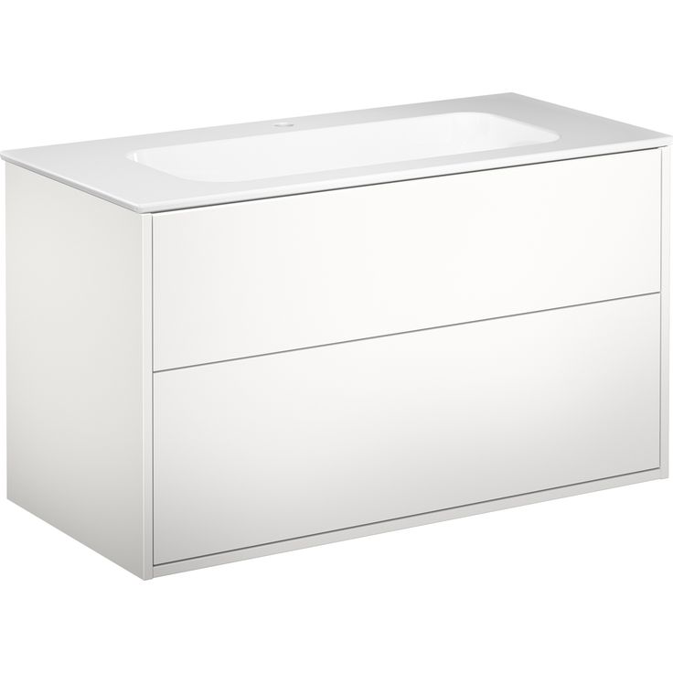 Allaskaappi altaalla Gustavsberg Artic, 1000x465 mm, valkoinen