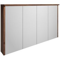 Peilikaappi LED-valolla Gustavsberg Ducentic, ruskea tammi, 120cm