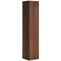Kylpyhuoneen korkea kaappi Gustavsberg Ducentic, 2 ovea, 35cm, tammiviilu, ruskea