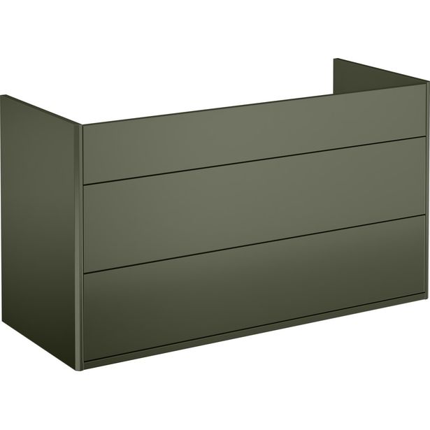 Allaskaappi Gustavsberg Graphic, 990x400 mm, vihreä