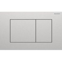 Huuhtelupainike Geberit Sigma40, kulmikas, 2-H, harjattu, easy-to-clean