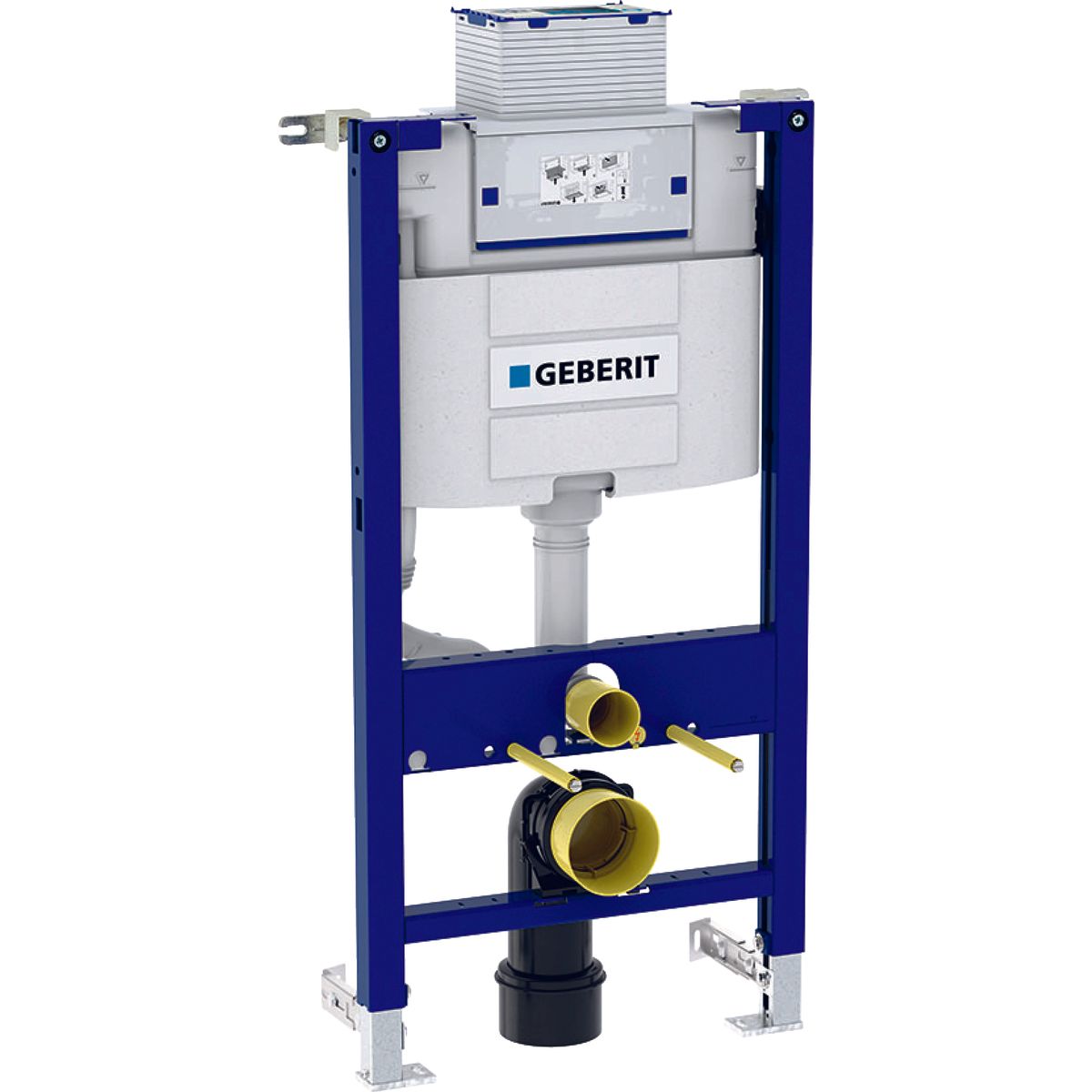 WC:n seinäasennuselementti Geberit Duofix Omega, 98cm, piilohuuhtelusäiliö 12cm, PEX-liitin