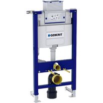 WC:n seinäasennuselementti Geberit Duofix Omega, 98cm, piilohuuhtelusäiliö 12cm, PEX-liitin, Verkkokaupan poistotuote