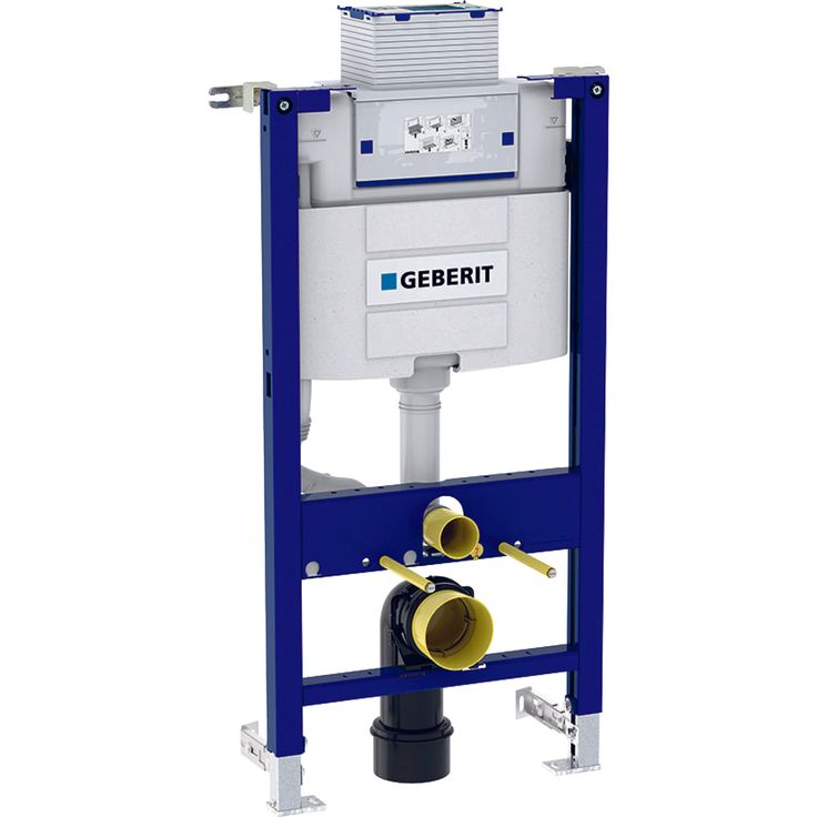 WC:n seinäasennuselementti Geberit Duofix Omega, 98cm, piilohuuhtelusäiliö 12cm, PEX-liitin