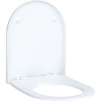 WC-istuimen kansi Geberit Acanto, soft-close, pikakiinnityssaranat, valkoinen