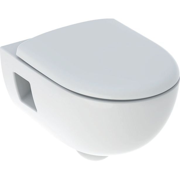 Seinä-WC-istuin Geberit Renova, soft close -istuinkannella