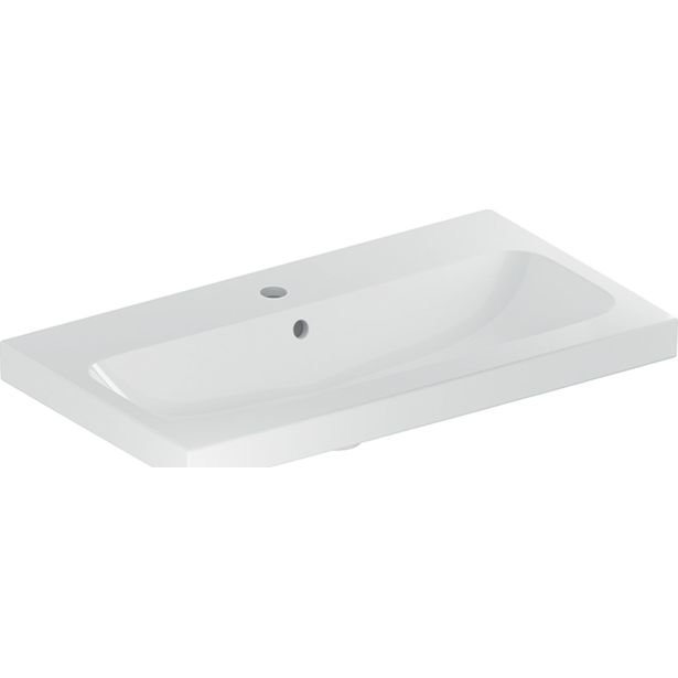 Pesuallas Geberit iCon Light Compact, 750x420mm, valkoinen