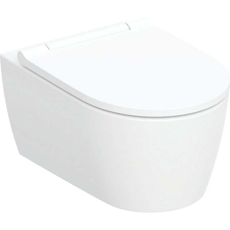 Seinä-WC-istuin Geberit ONE Turboflush, valkoinen Design-kansi