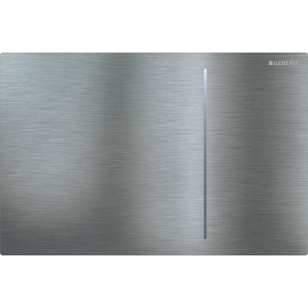 Geberit Sigma70 -huuhtelupainike, harjattu teräs