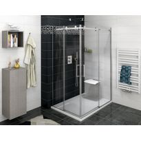 Suihkunurkka Interia Dragon Rectangular GD42, kulmikas, kirkas lasi, oikea/vasen, kromi, eri kokoja